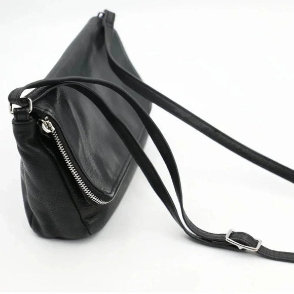 Margot Leather Foldover Envelope Crossbody Purse - Picture 3 of 7